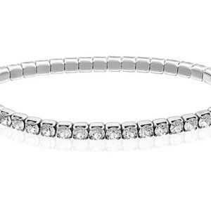 Wholesale Lot of 6 Crystal Stretch Anklets - Ankle Bracelets